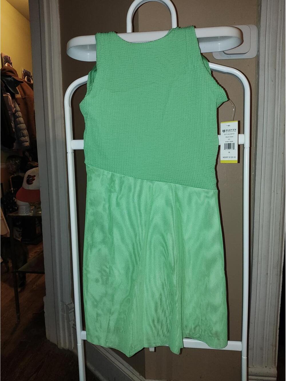 NWT Eleven venus williams dress Allure M green apple